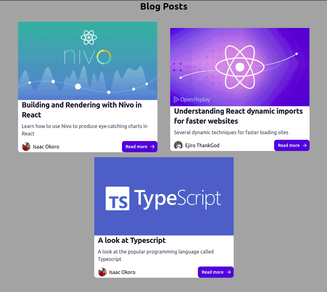 Posts showing in Remix