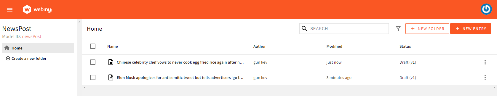 News List