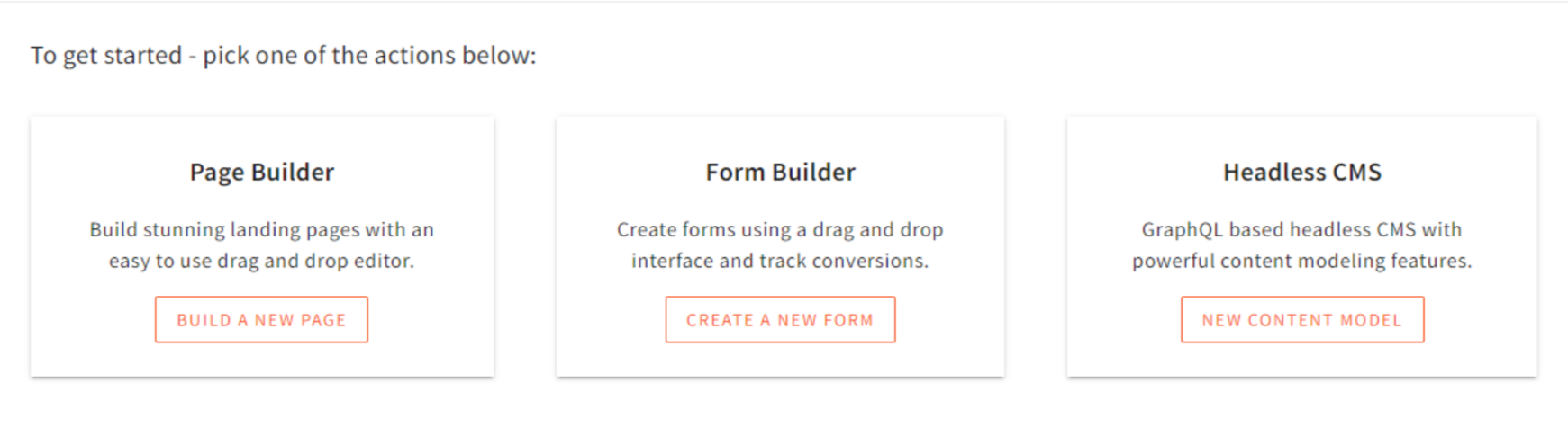 Create a content model