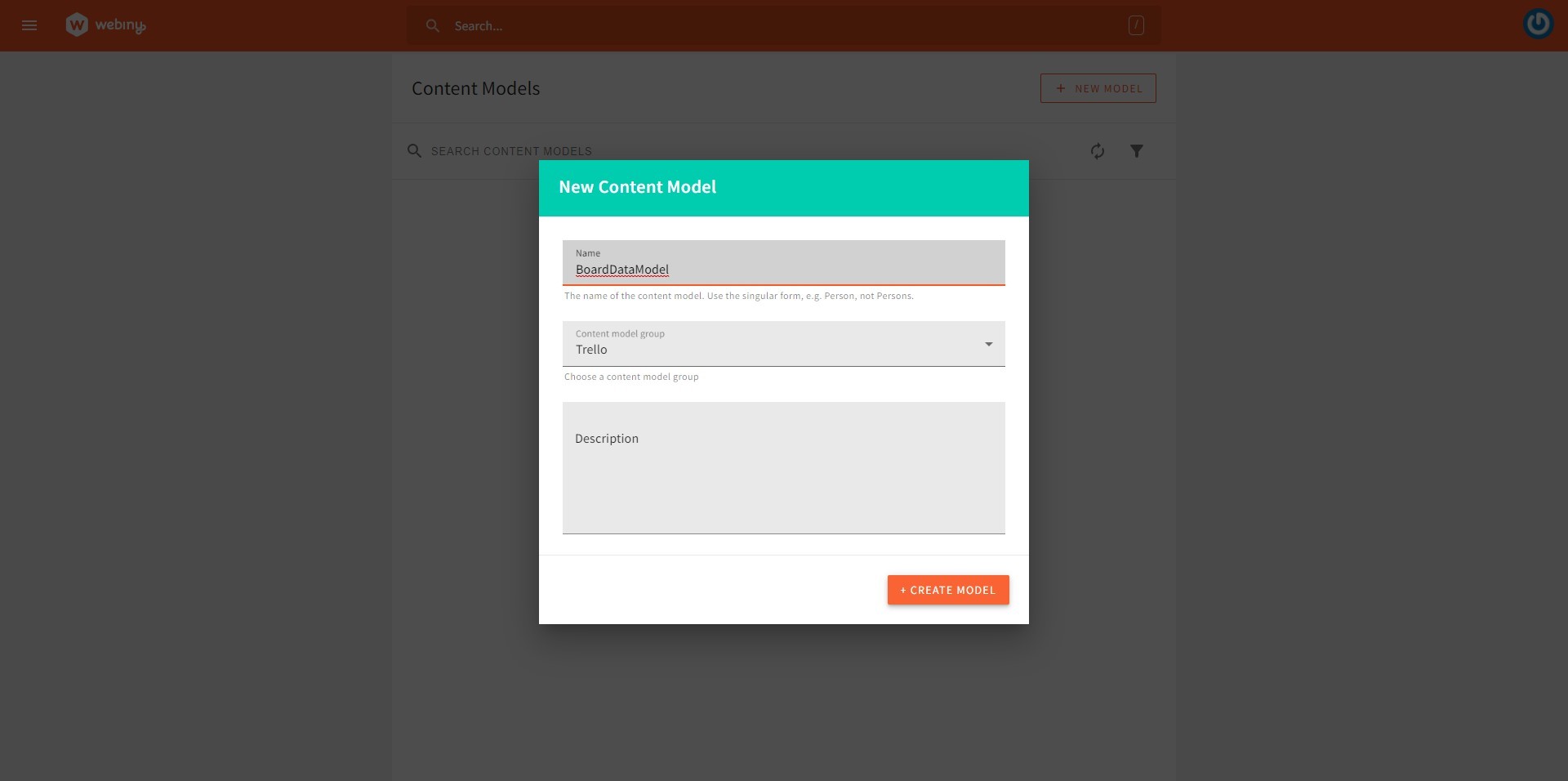 Board Data Model