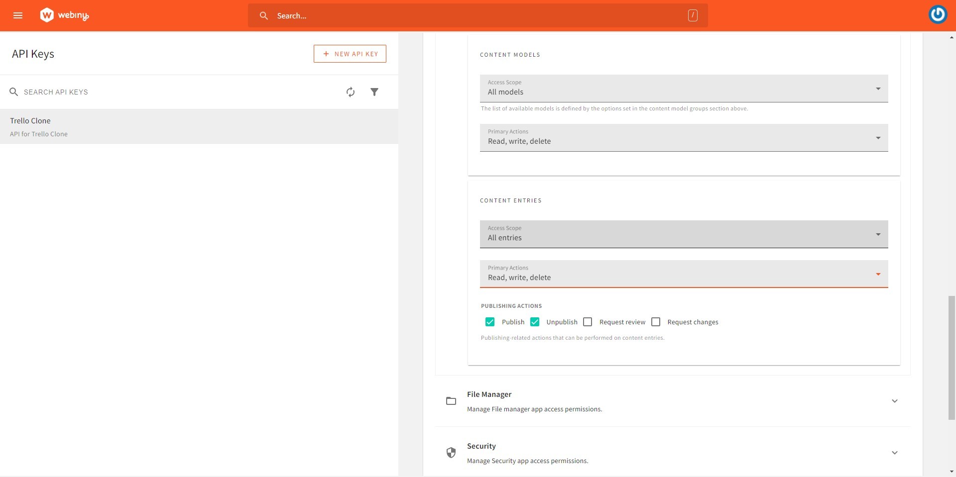 Content Entries