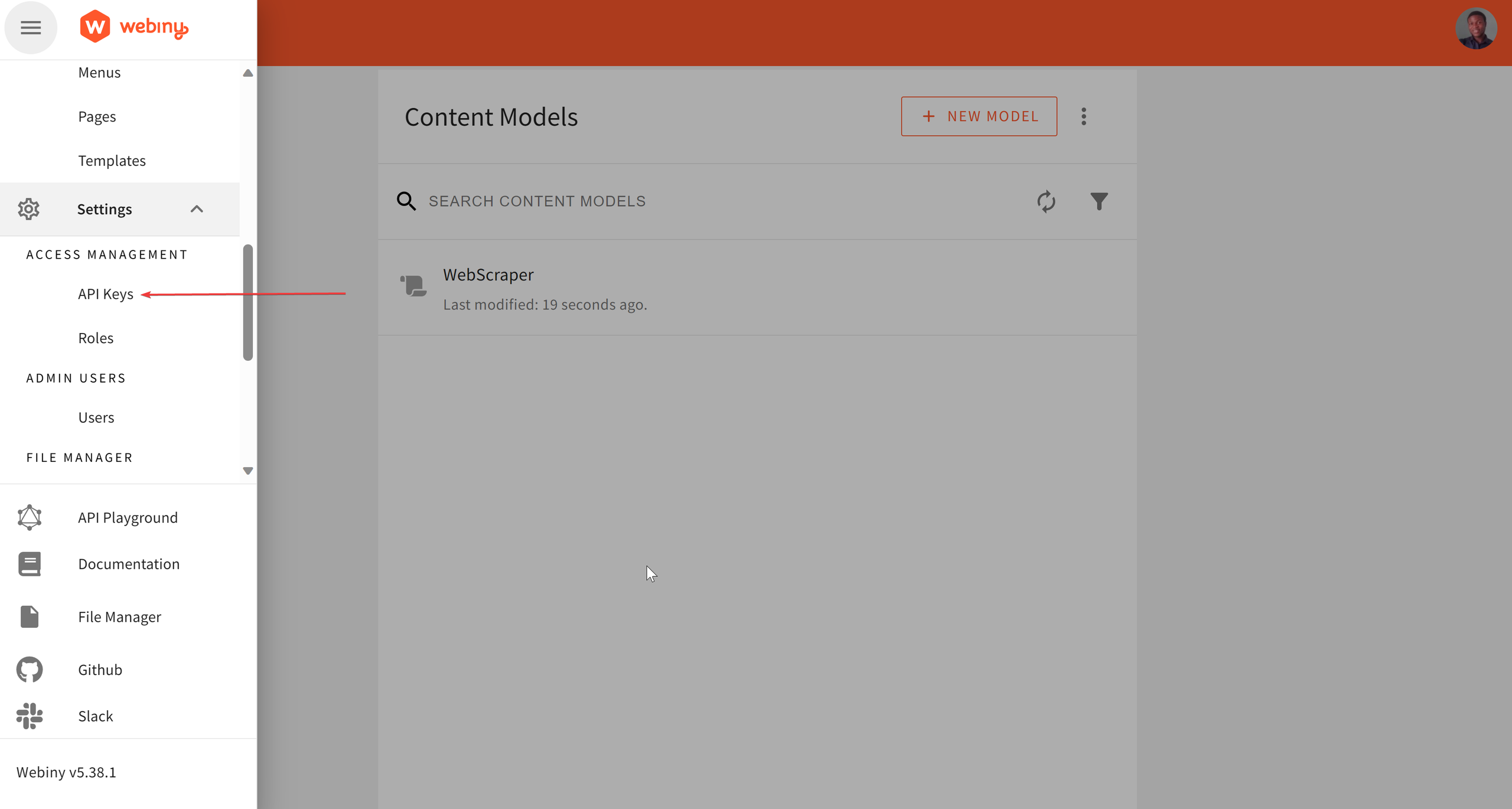 Creating an API Key
